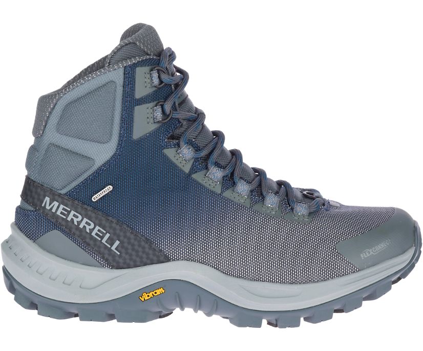 Buty Merrell Thermo Cross 2 Mid Wasserdicht - Buty Trekkingowe Męskie Merrell - Szare/Niebieskie [QZ